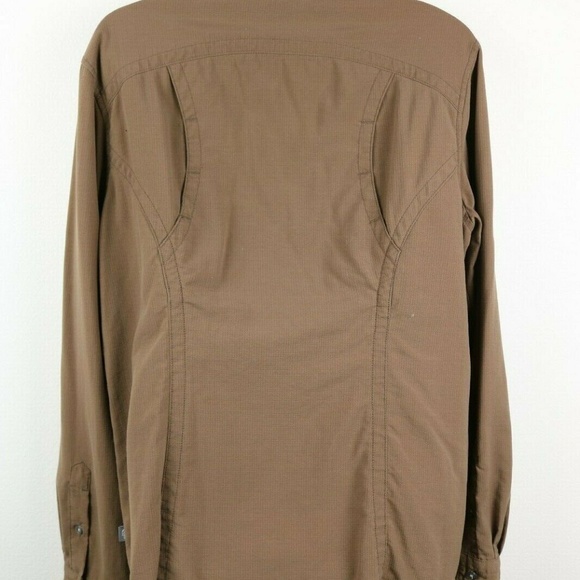 North Face Womens Blouse Long Sleeve Vented - Picture 5 of 6